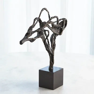 Studio A Home Tangled Sculpture In Bronze,gold