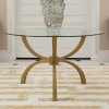 Studio A Home Teton Rectangular Table-gold In Clear