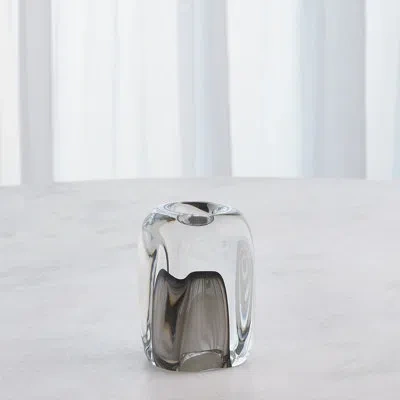 Studio A Home Tower T-lite Holder/vase-grey-sm In Gray,clear