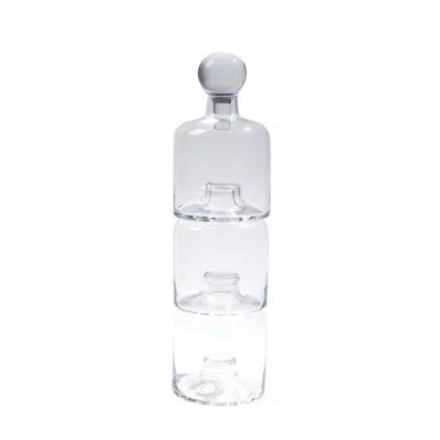 Studio A Home Triple Stacking Decanter In Clear