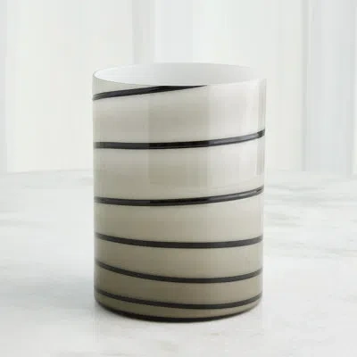 Studio A Home Twirl Vase-amber/white-sm In Amber,white