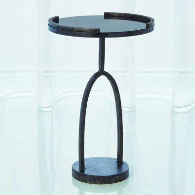 Studio A Home Wishbone Accent Table In Black