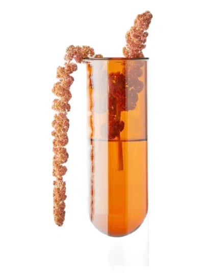 Studio About Glass Vase In Orange