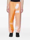 Studio Alch Jacquard Striped Trousers In Multi