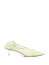 Studio Amelia 50mm Iris Pumps In Green