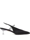 Studio Amelia 50mm Mignon Slingback Pumps In Black