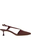 Studio Amelia 50mm Vinnie Slingback Cut-out Pumps