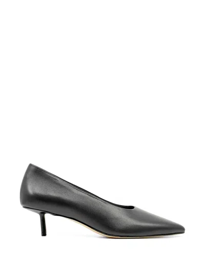 Studio Amelia 50mm Vivonne High-shine Heeled Pumps In Black