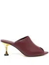 Studio Amelia 70mm Helix Sandals In Brown