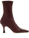 Studio Amelia 90mm Maverick Zip-detail Leather Ankle Boots