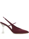 Studio Amelia 90mm Mignon Slingback Pumps In Brown