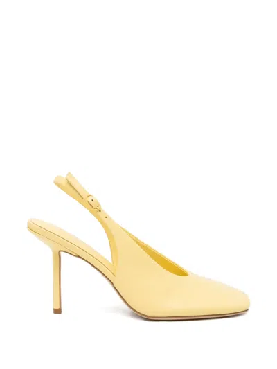 Studio Amelia 90mm Sierra Pumps In Yellow