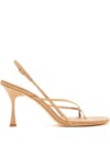 Studio Amelia Wishbone 90 Strappy Heeled Sandals In Multi