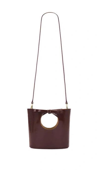 Studio Amelia Ballet Clutch In Brown
