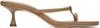 Studio Amelia Beige Edith 50mm Heeled Sandals In Bge