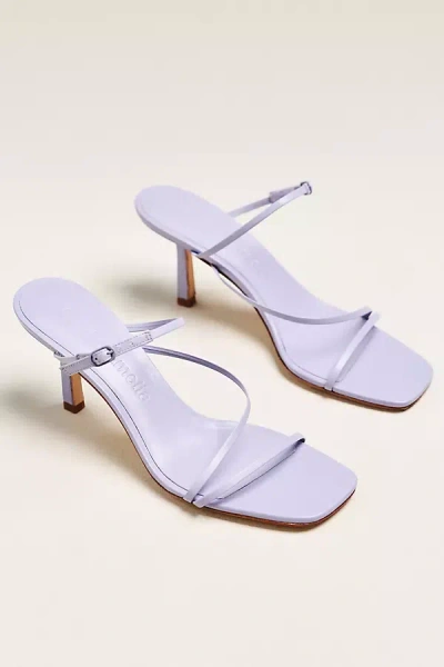 Studio Amelia Bias Wrap 70 Heels In Purple