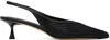 Studio Amelia Black Razor 50 Heels In Blk