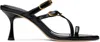 Studio Amelia Black Sabrina 70 Heeled Sandals In Blk