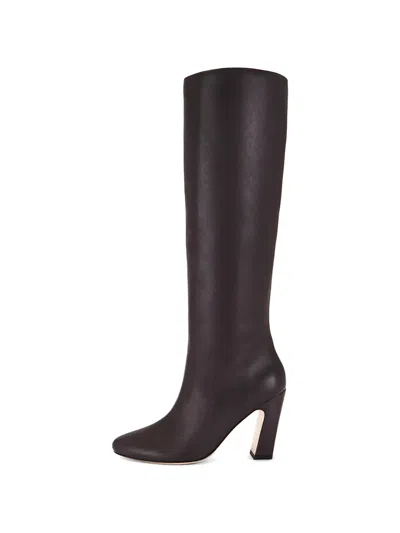 Studio Amelia Cassidy Leather Boots In Black