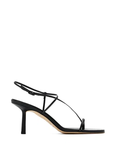 Studio Amelia Cross Front 70 Sandals In Black