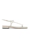 Studio Amelia Cross Front Flat In Gold