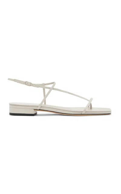 Studio Amelia Cross Front Flat In Off-white