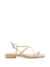 Studio Amelia Cross Front Sandals In Multi