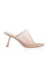 Studio Amelia 80mm Dolly Mesh Mules In Nude