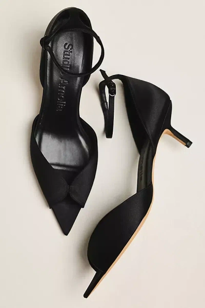 Studio Amelia Fabian 50 Kitten Heels In Black