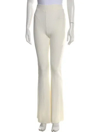 Pre-owned Studio Amelia Flared Pants In Neutral