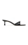 Studio Amelia Greta Leather Mules In Black