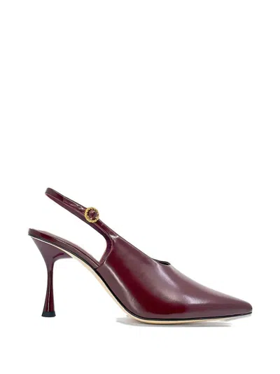 Studio Amelia Halo Slingback Pumps In Animal Print
