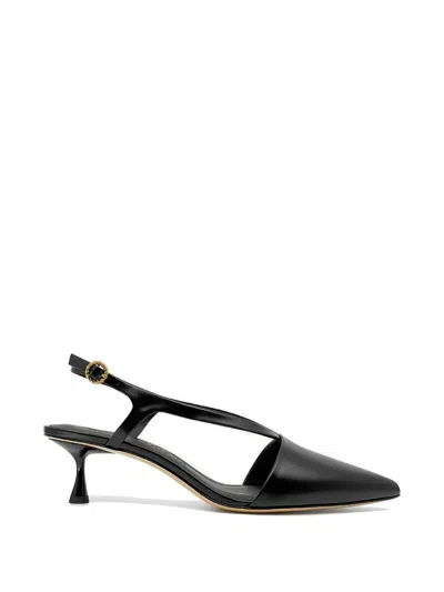 Studio Amelia Halo Slingback Pumps In Black