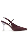 Studio Amelia 90mm Mignon Slingback Pumps In Red