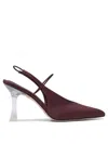 Studio Amelia 90mm Mignon Slingback Pumps In Red