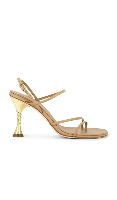 Studio Amelia Helix 90 Sandal In Beige