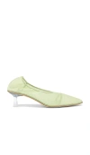 Studio Amelia 50mm Iris Pumps In Green