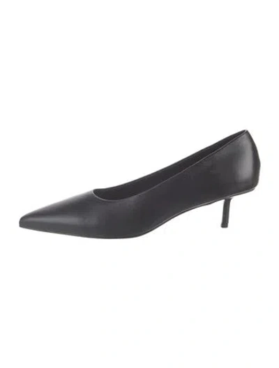 Pre-owned Studio Amelia Leather Pumps In Black