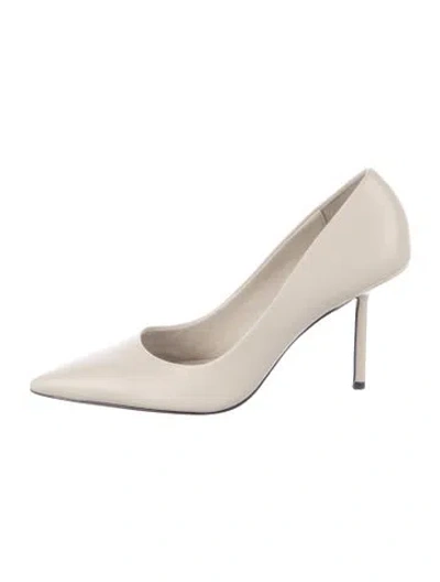 Pre-owned Studio Amelia Leather Pumps In Neutral