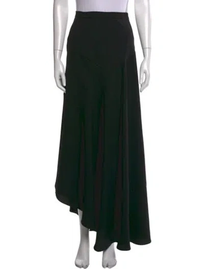 Pre-owned Studio Amelia Long Skirt In Black