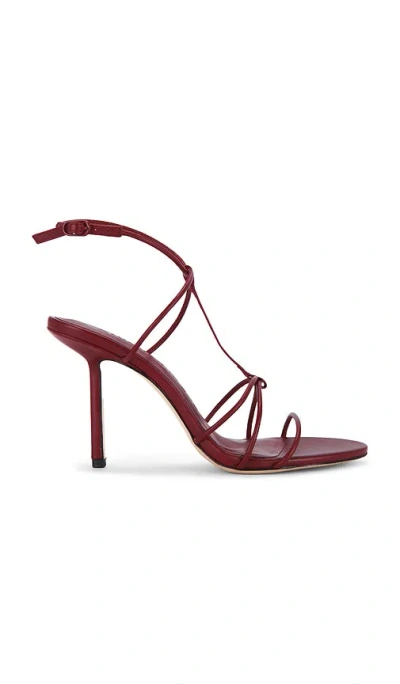 Studio Amelia Minuit 90 Sandal In Burgundy