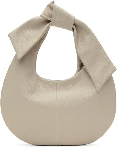 Studio Amelia Off-white Yumi Clutch In Stn