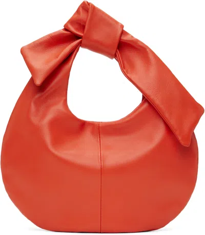 Studio Amelia Orange Yumi Clutch In Lly