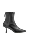 Studio Amelia Petra Leather Ankle Boots In Multi