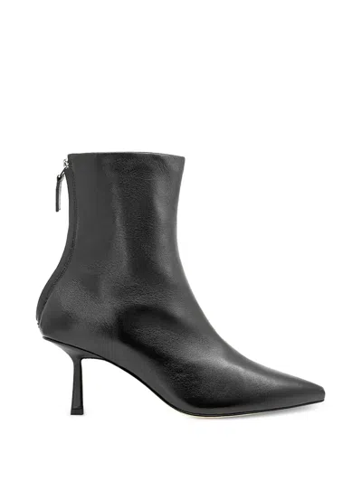 Studio Amelia Petra Leather Ankle Boots In Multi