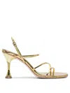 Studio Amelia 90mm Helix Metallic-effect Sandals