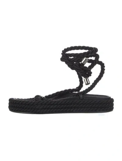 Pre-owned Studio Amelia Sandals In Black