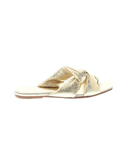 Pre-owned Studio Amelia Sandals In Gold
