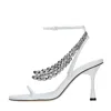 Studio Amelia Sandals White In Bianco Chiari E Naturali