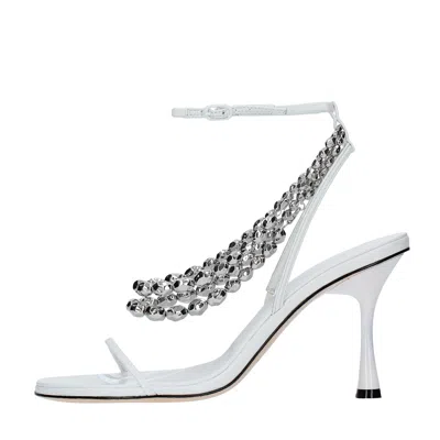 Studio Amelia Sandals White In Bianco Chiari E Naturali